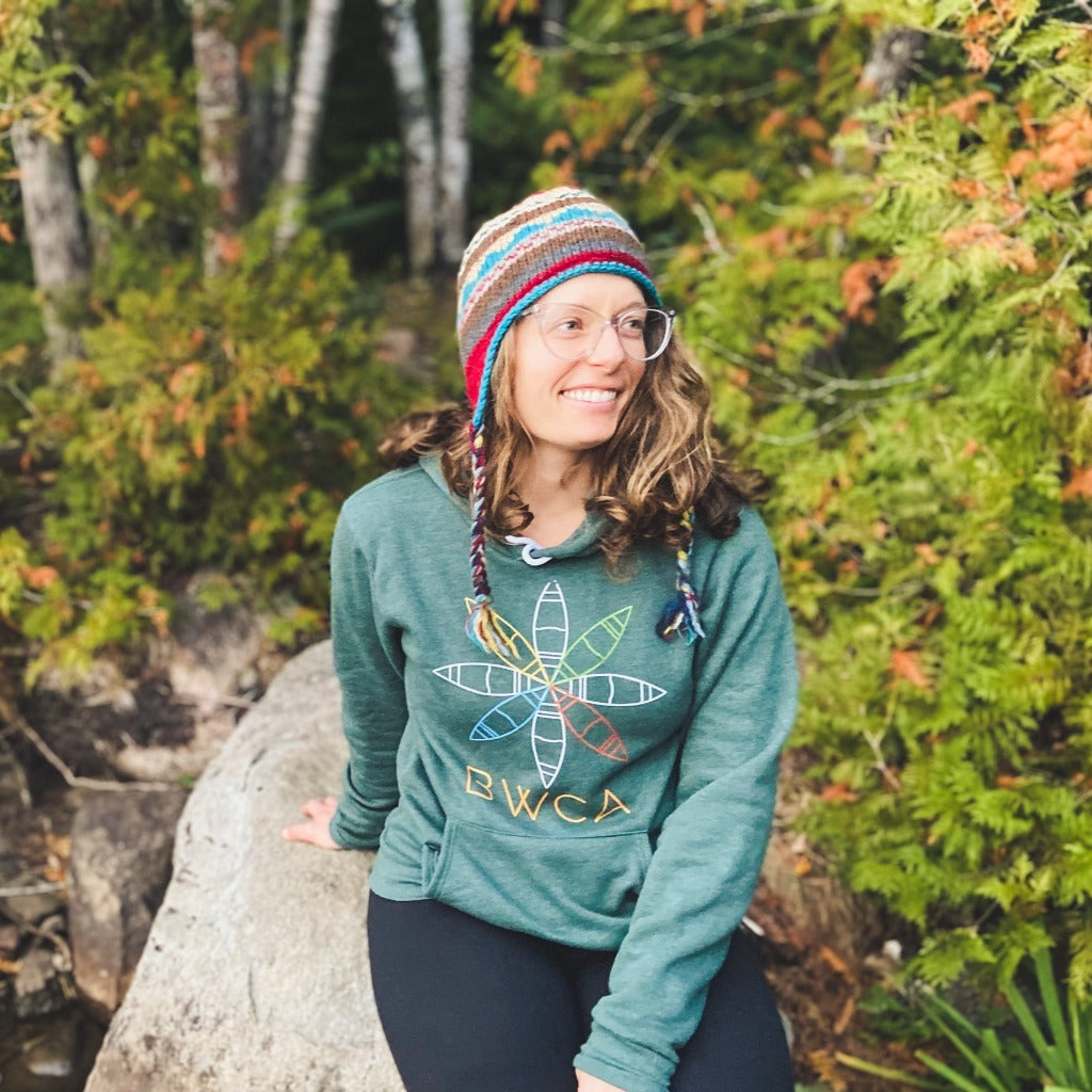 BWCA Canoe Flower Hoodie - Humble Apparel Co