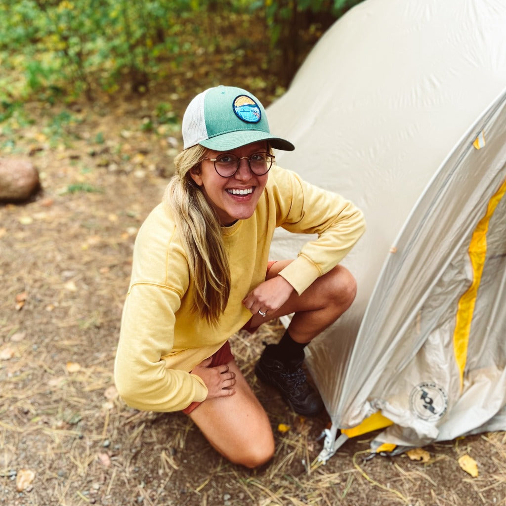 Boundary Waters Canoe Trip Cap (Green) - Humble Apparel Co