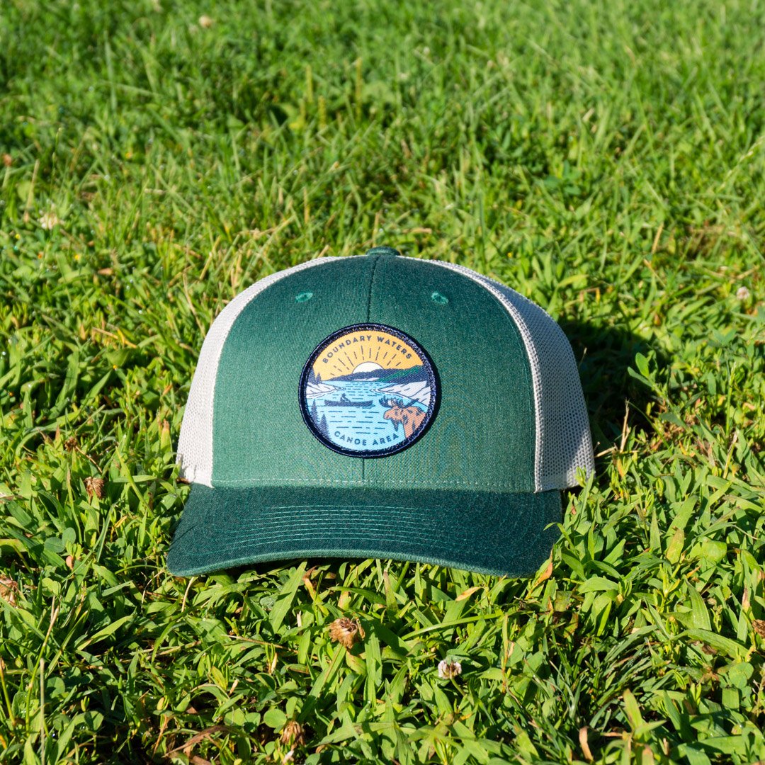 Boundary Waters Canoe Trip Cap (Green) - Humble Apparel Co