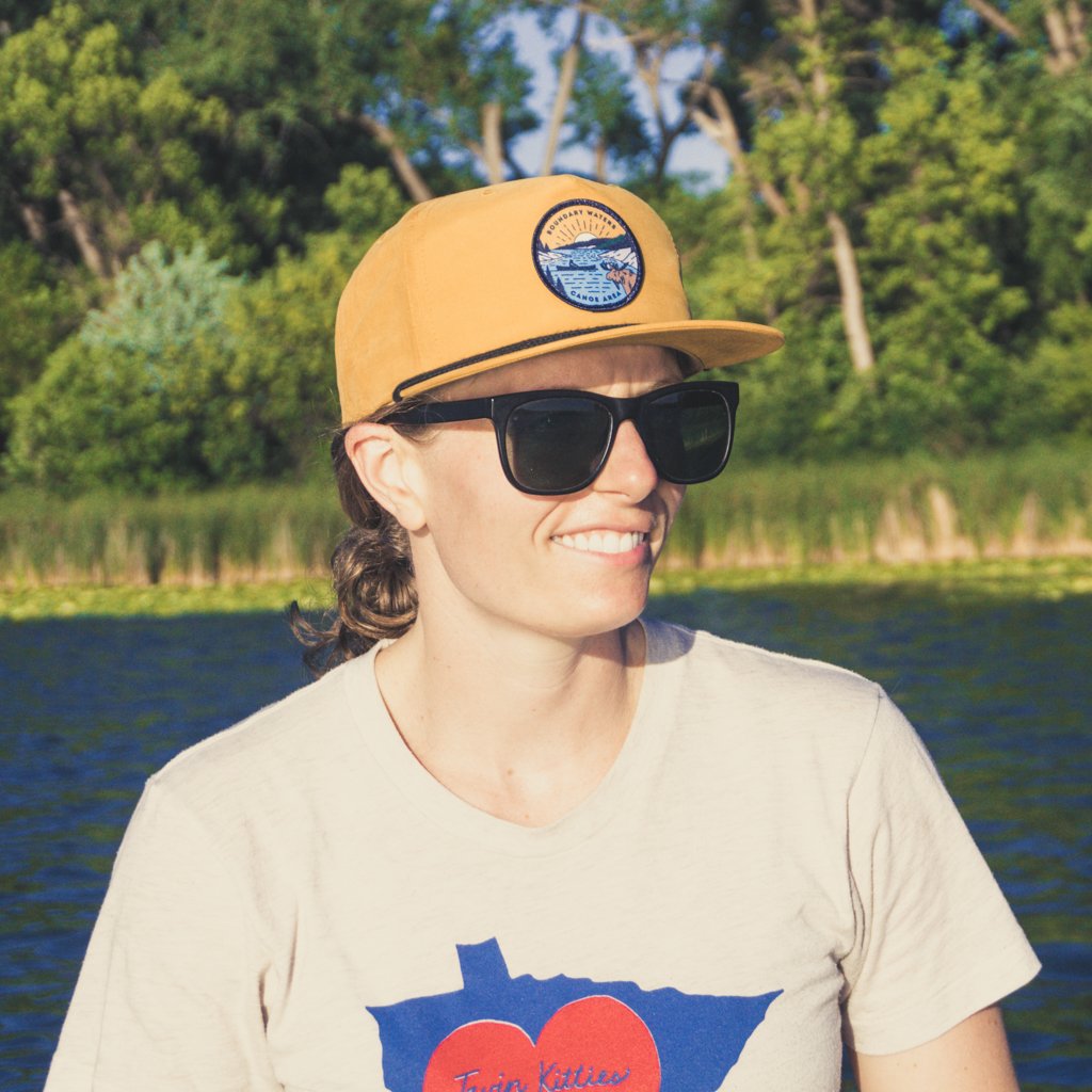 Boundary Waters Canoe Trip Cap - Yellow - Humble Apparel Co 