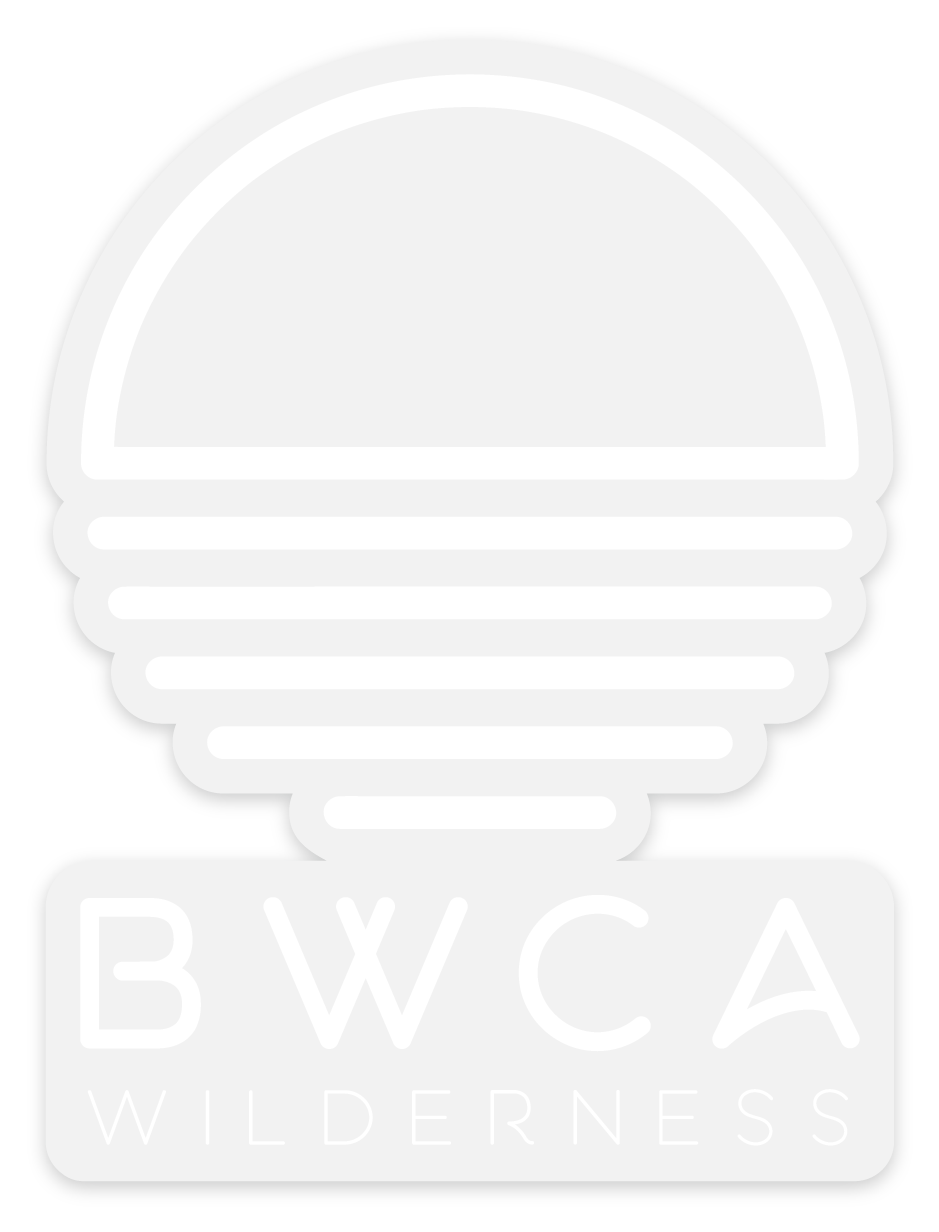 BWCA Wilderness Sunset Sticker - Transparent - Humble Apparel Co