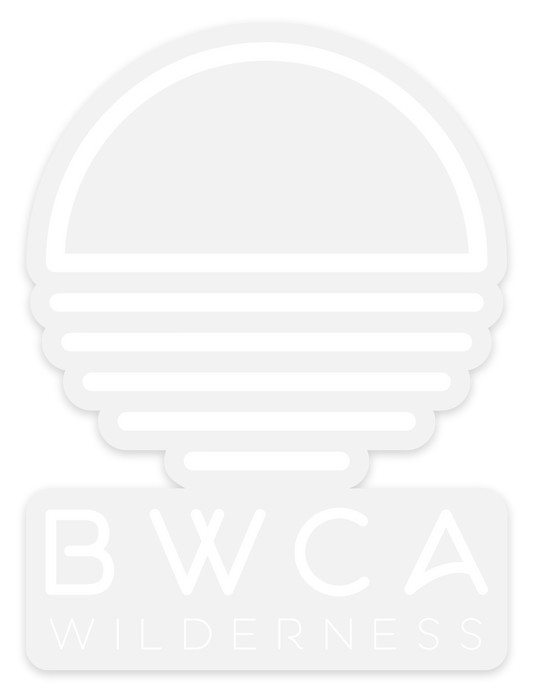 BWCA Wilderness Sunset Sticker - Transparent - Humble Apparel Co 