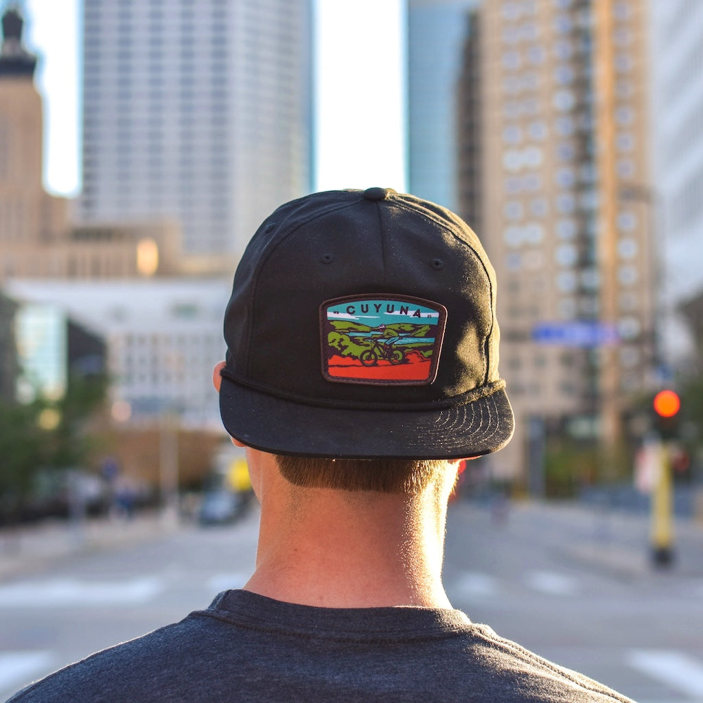 Cuyuna Mountain Biker Flatbill Cap - Humble Apparel Co