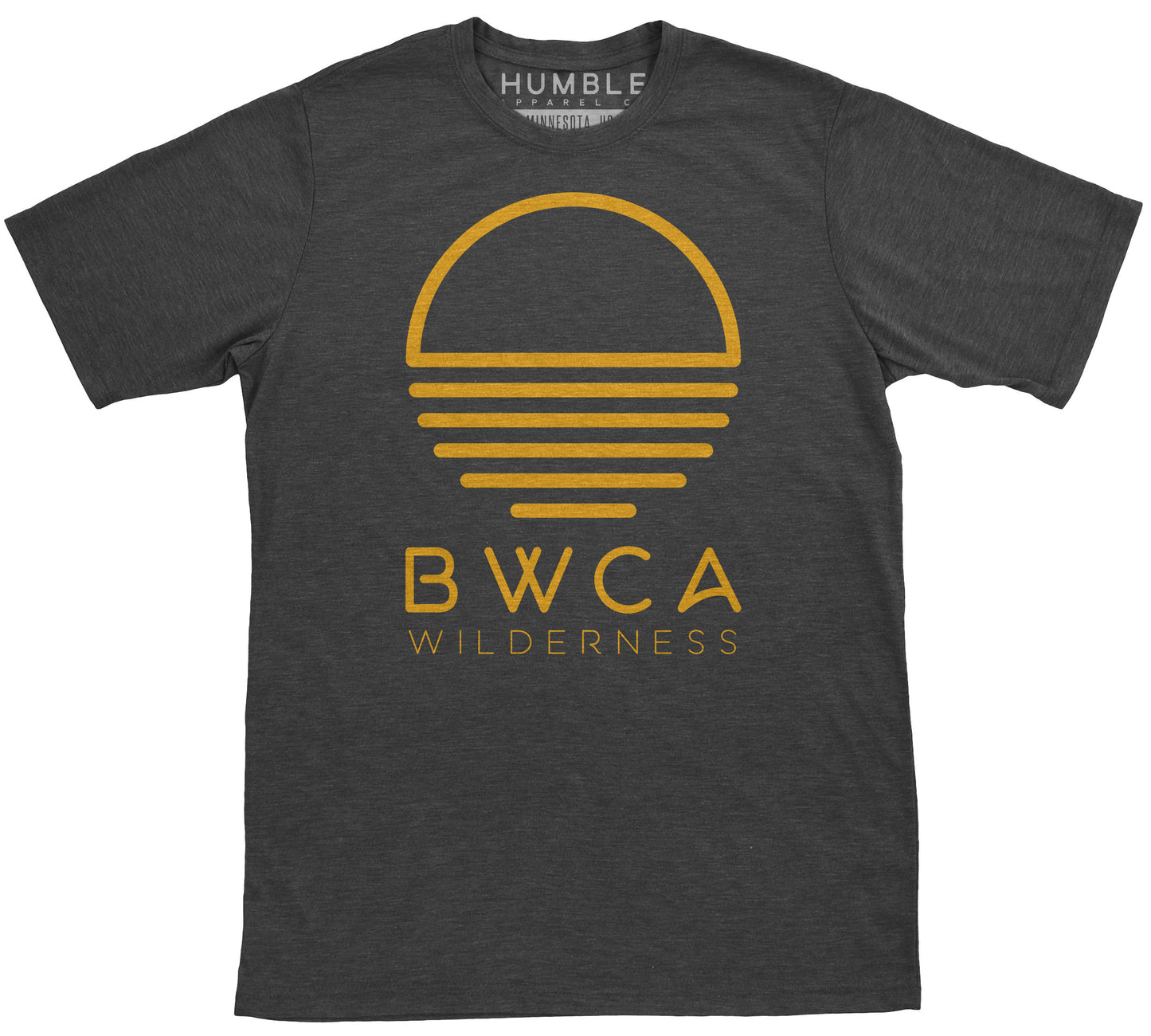 BWCA Sunset Wilderness T-Shirt - Charcoal - Humble Apparel Co