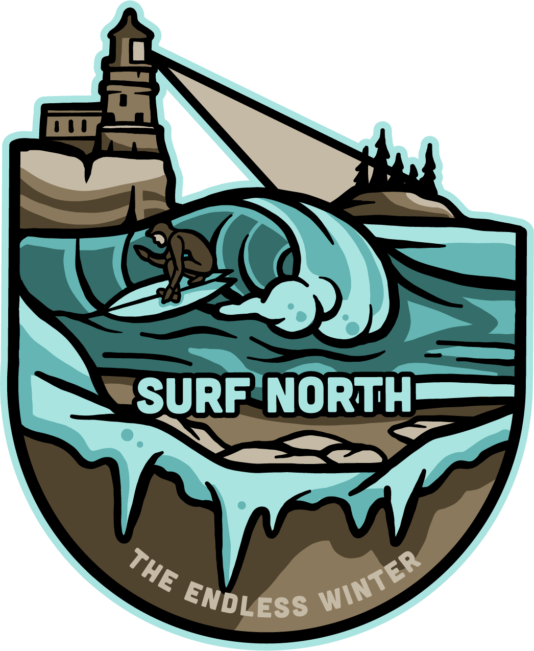 Surf North Magnet - Humble Apparel Co