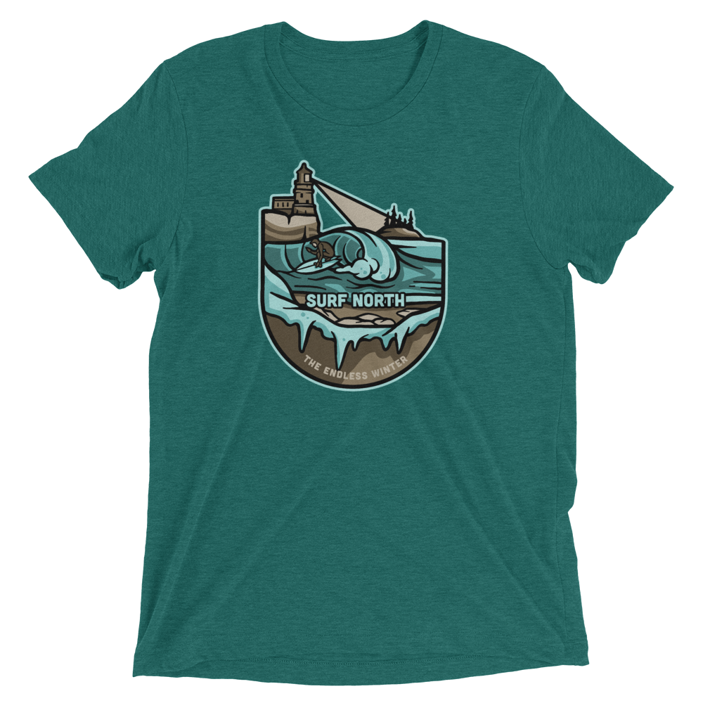 Surf North T-Shirt (Tri-Blend) - Humble Apparel Co