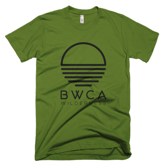 BWCA Sunset Wilderness T-Shirt - Olive - Humble Apparel Co 