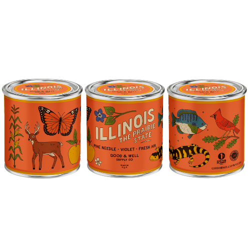 Illinois State Candle - Humble Apparel Co