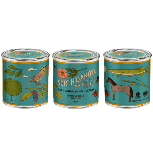 North Dakota State Candle - Humble Apparel Co