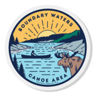 Boundary Waters - Basswood Lake Pin - Humble Apparel Co 