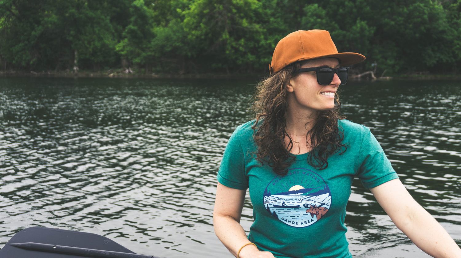 Boundary Waters - Basswood Lake Women's T-Shirt - Humble Apparel Co 
