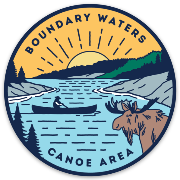 Boundary Waters Canoe Trip Sticker - Humble Apparel Co 