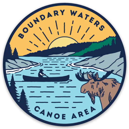Boundary Waters Canoe Trip Sticker - Humble Apparel Co