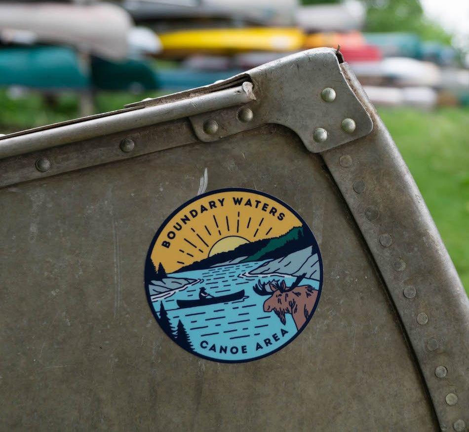 Boundary Waters Canoe Trip Sticker - Humble Apparel Co 