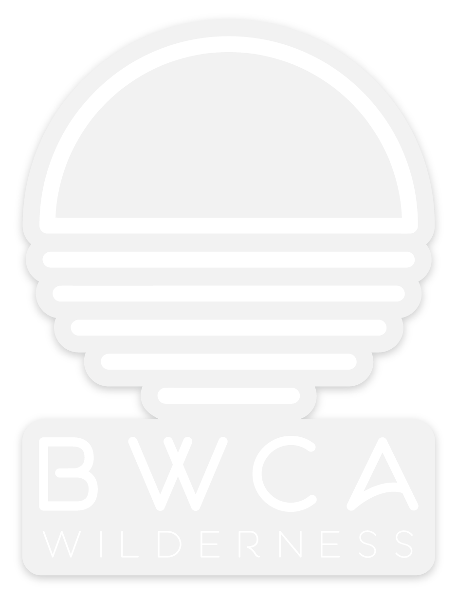 BWCA Wilderness Sunset Sticker - Transparent - Humble Apparel Co 