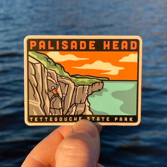 Palisade Head Climbing - Superior Crack Sticker - Humble Apparel Co 