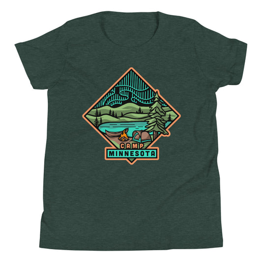 Camp Minnesota - Youth T-Shirt - Humble Apparel Co