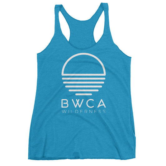 BWCA Sunset Wilderness Women's tank top - Blue - Humble Apparel Co