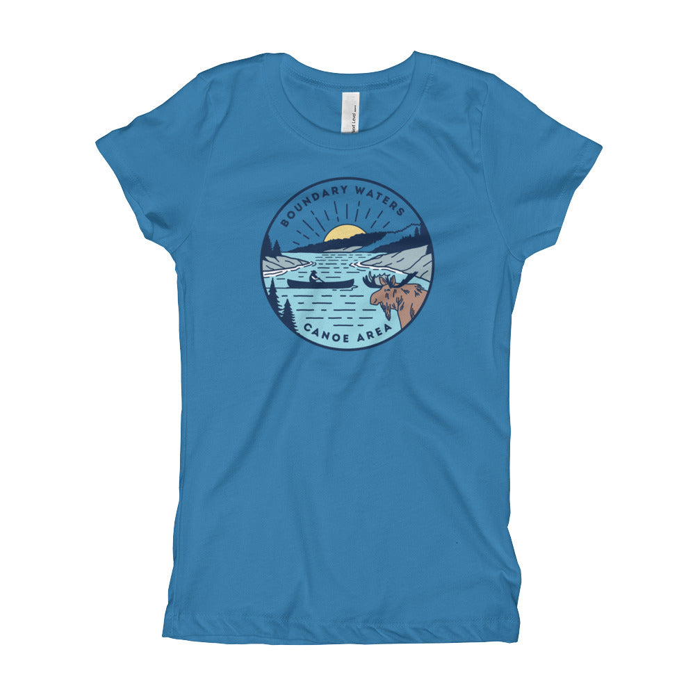 Boundary Waters - Basswood Lake Girl's T-Shirt - Humble Apparel Co 