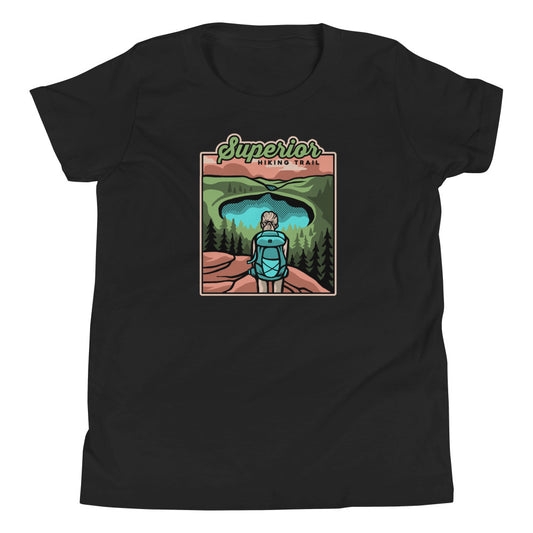 Superior Hiking Trail - Bean and Bear Lakes - Youth T-Shirt - Humble Apparel Co