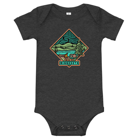 Camp Minnesota - Baby One Piece Tee - Humble Apparel Co