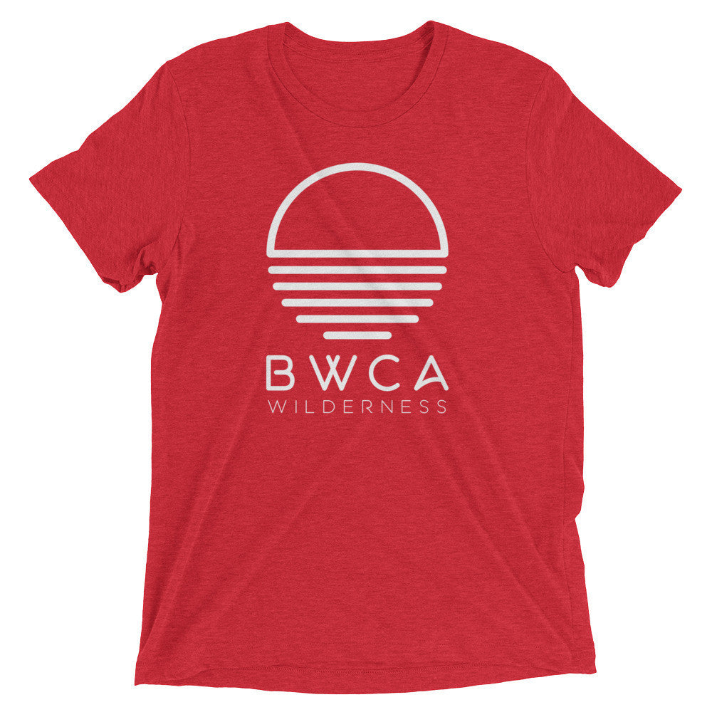 BWCA Sunset Wilderness T-Shirt (Tri-Blend) - Red - Humble Apparel Co 